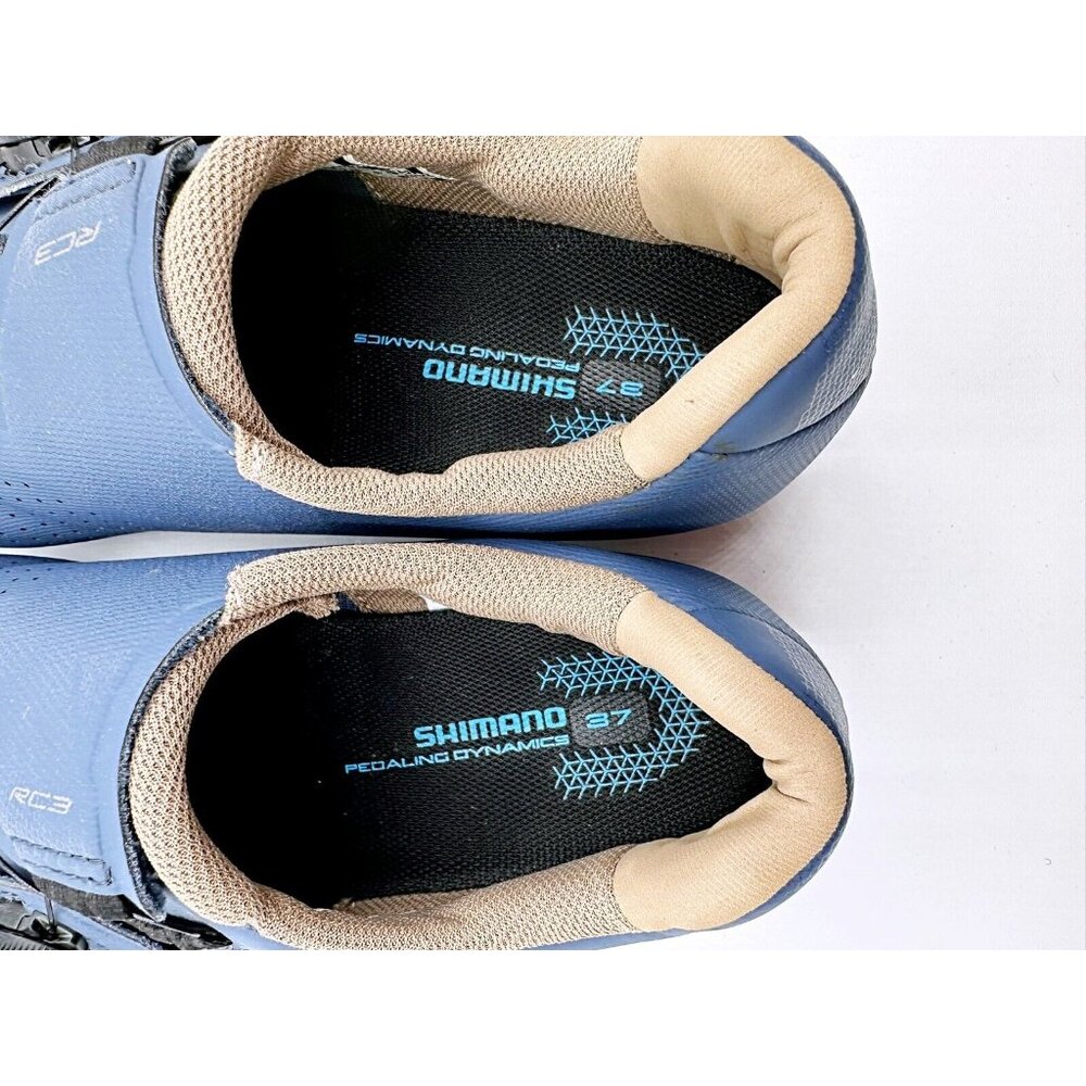 SHIMANO RC300  Size 5.5 Cycling Boa 3 Bolt Clipless‎ Cycling Shoes Navy Womens - Picture 9 of 10